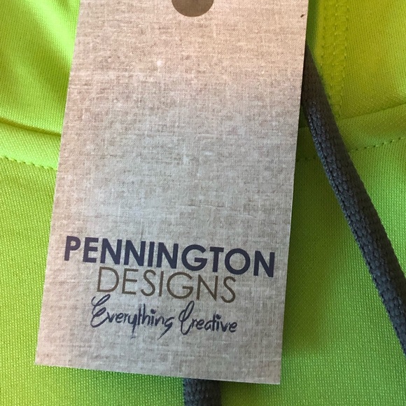 Women’s MD Lime Green Pullover Hoodie - Picture 4 of 7